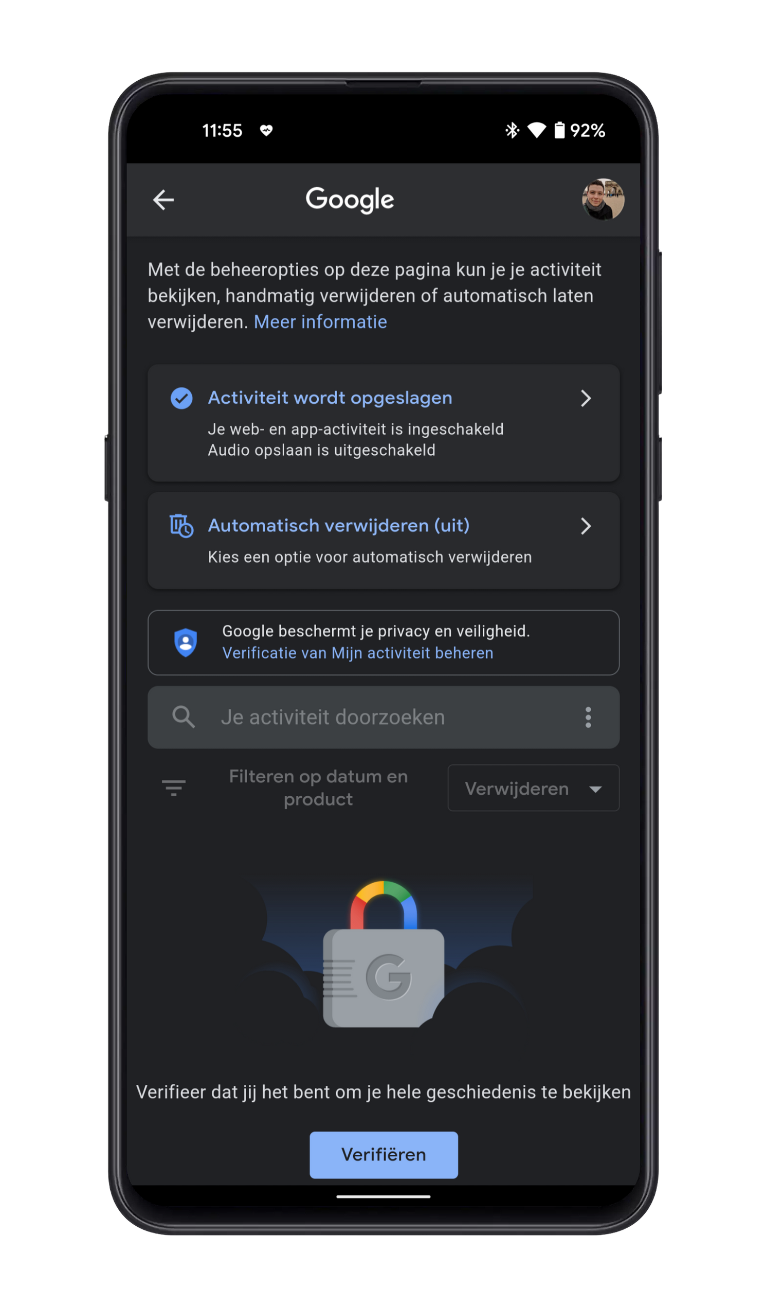 Google laat je makkelijker web-en app-activiteit verwijderen