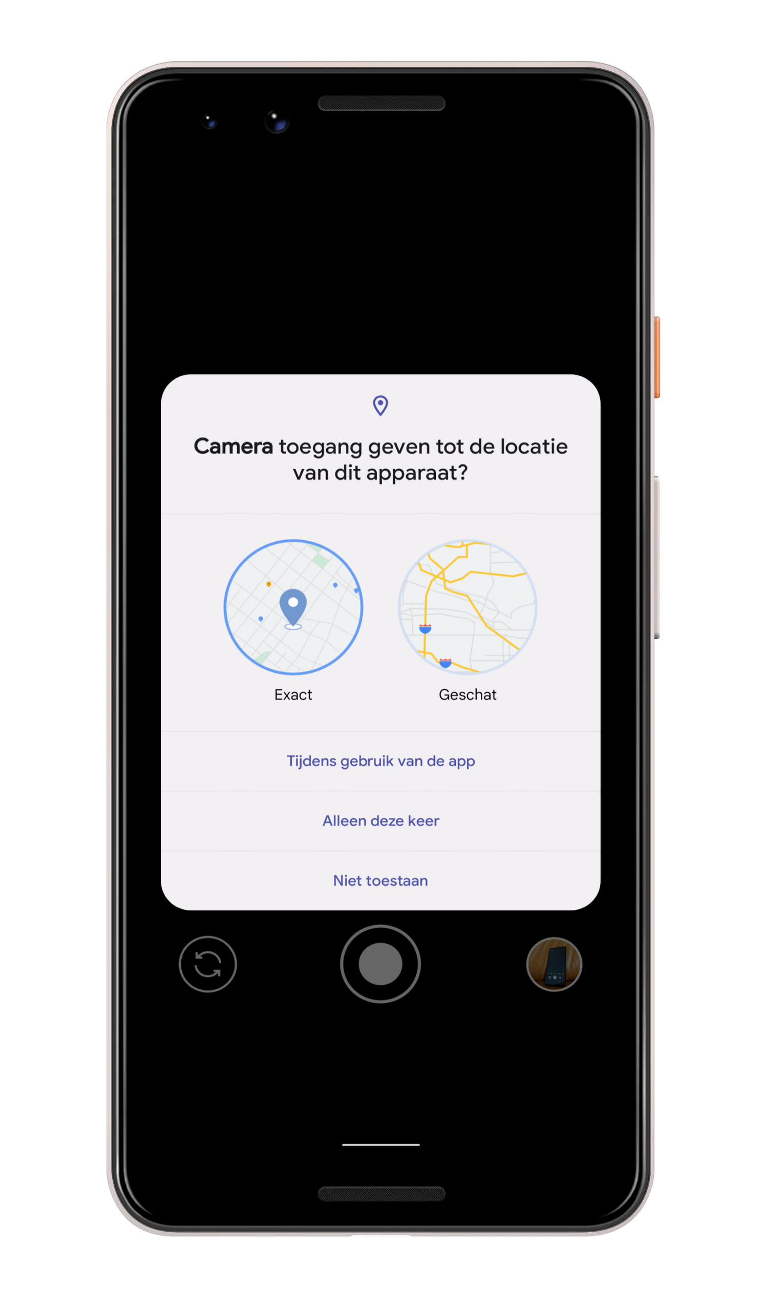Zo geef je Android-apps toegang tot je geschatte locatie in Android 12