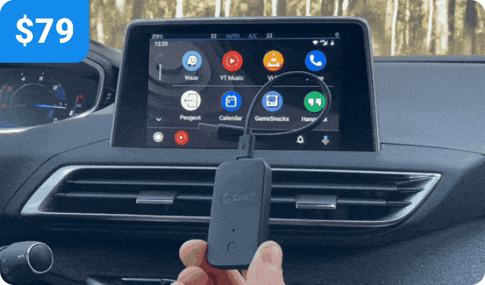 Carsifi maakt Android Auto draadloos, verbindt met 2 telefoons