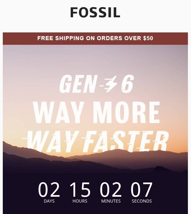 E-mail die Fossil aan zijn 'grootste fans' verstuurd heeft, beeld: Droid Life