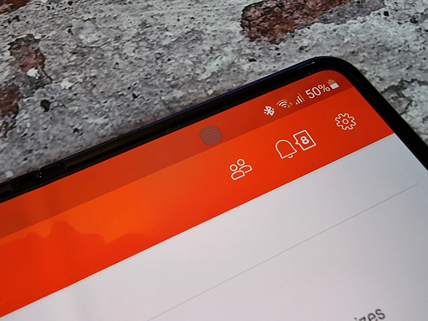 Under-display-camera in de Z Fold 3