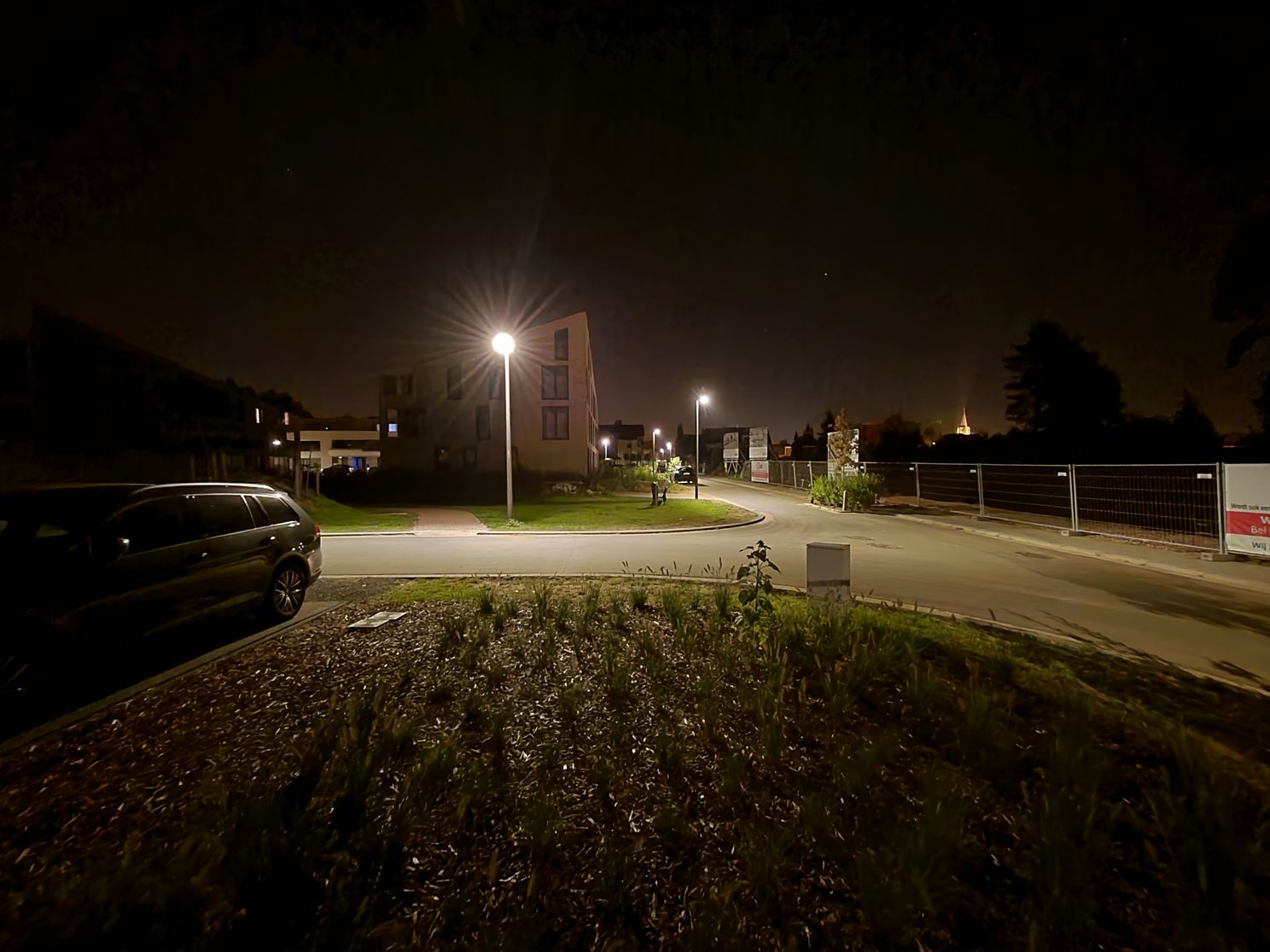Groothoekcamera en nachtmodus