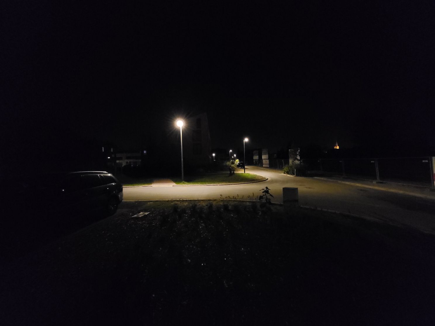 Groothoekcamera en normale fotomodus