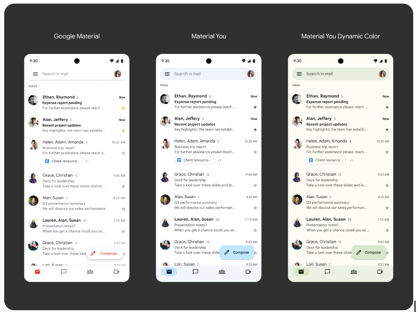 Google rolt Material You-design uit voor Gmail, Drive en meer (Update)