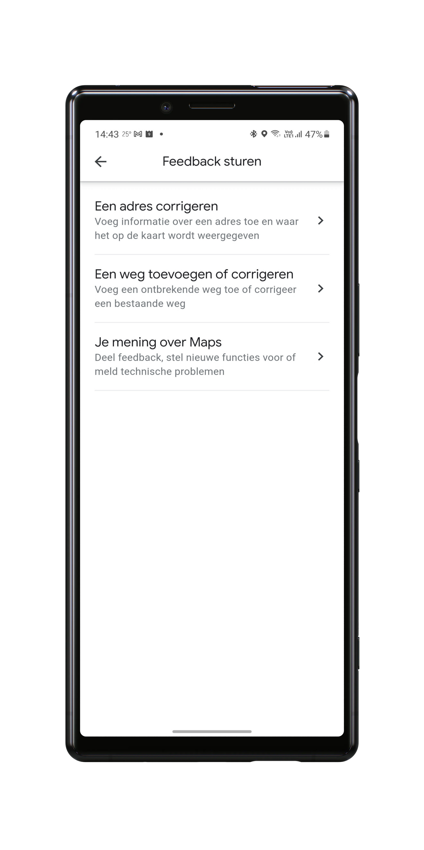 Is in Google Maps een adres of straat fout, zo pas je het aan