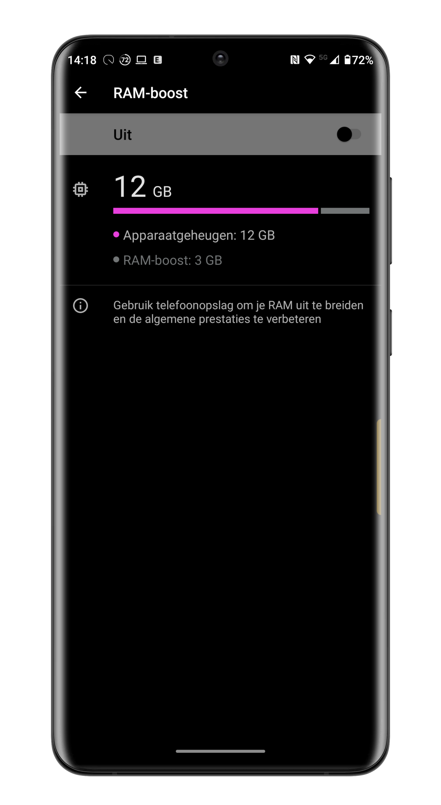 ram boost motorola edge 20 pro