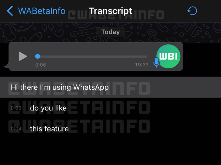 'WhatsApp kan binnenkort spraakberichten transcriberen'