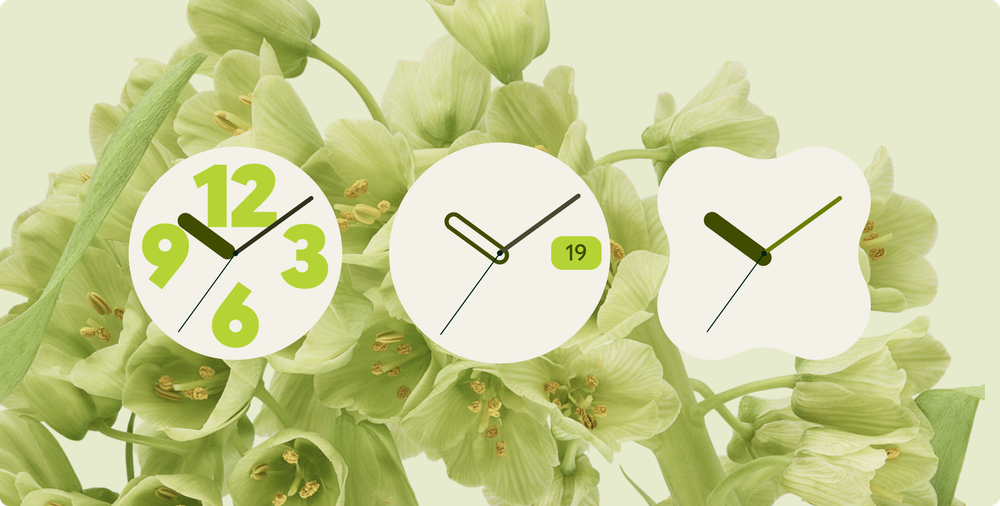 Analoge klok widgets