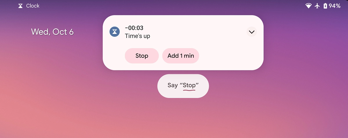 Google herinnert je ook aan de Quick phrases
