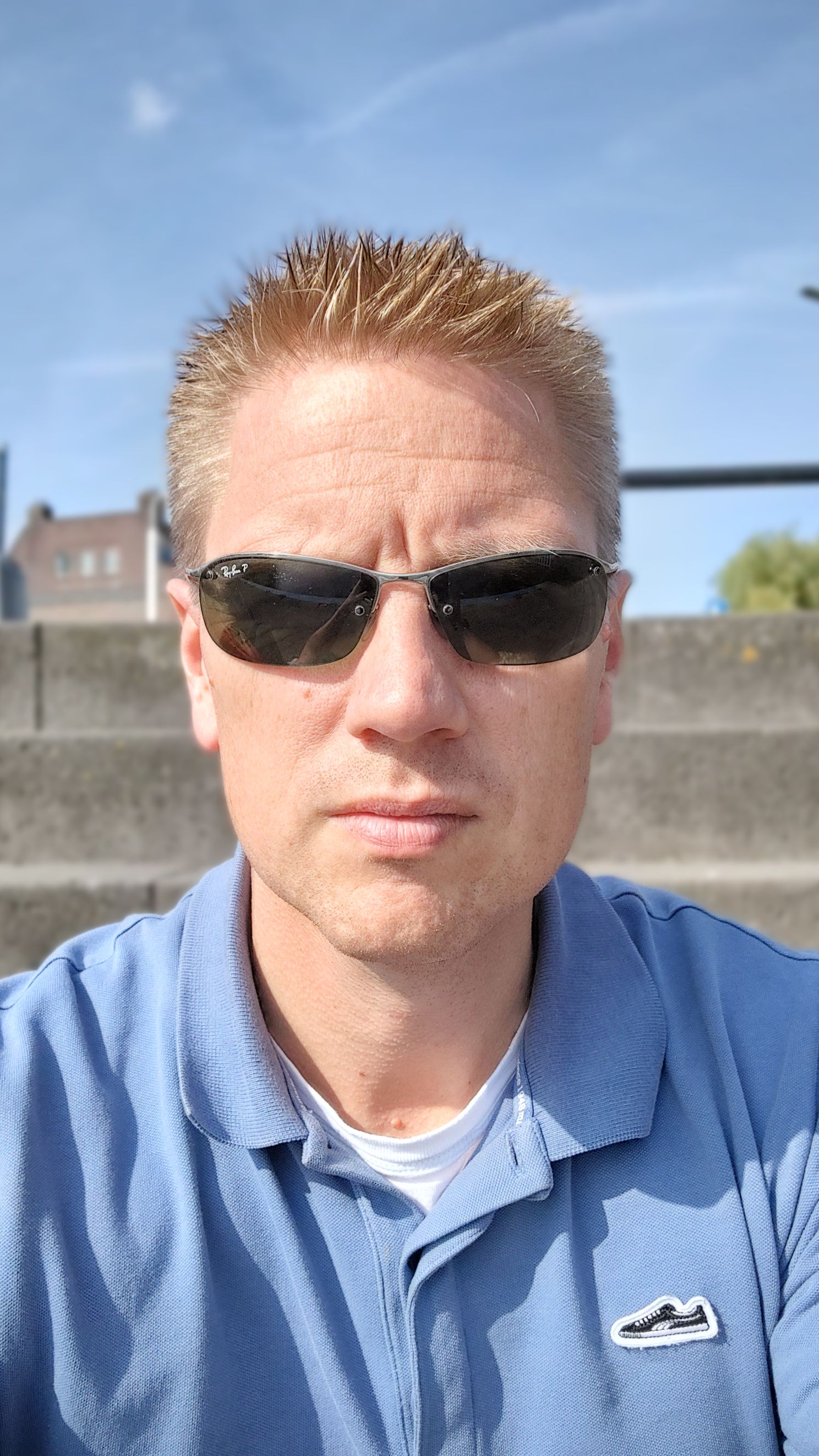 Een portretselfie