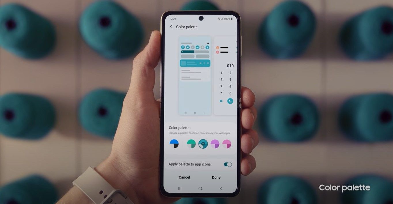 Nieuw kleurensysteem in One UI 4