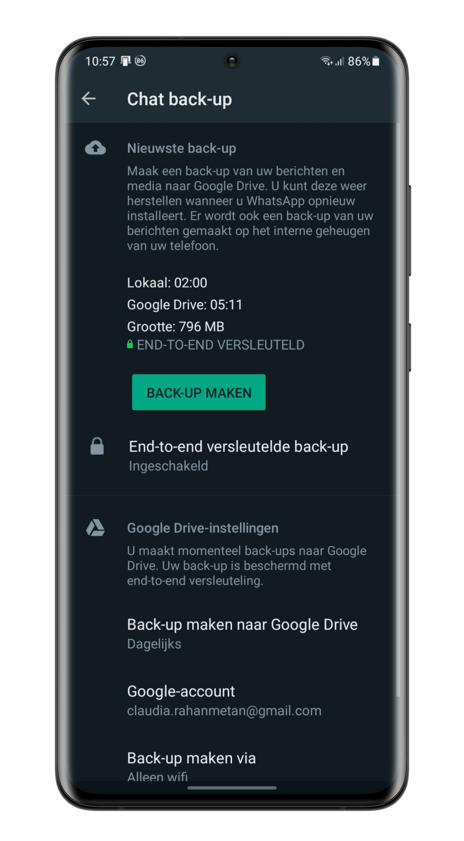WhatsApp back-up maken en terugzetten, zo werkt het