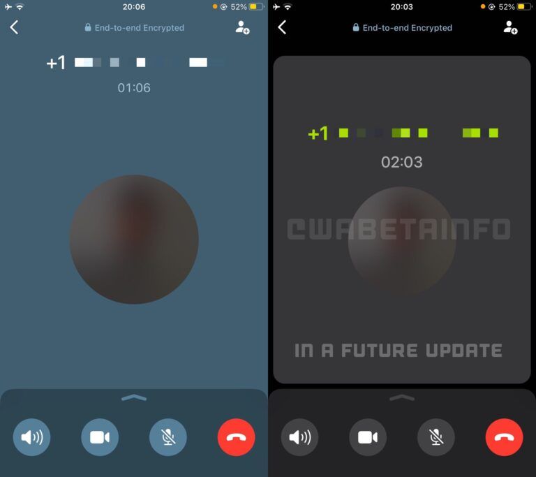 WhatsApp werkt aan een nieuwe interface voor spraakoproepen