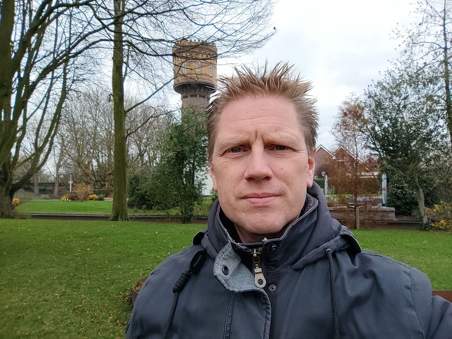 Selfie zonder portretstand