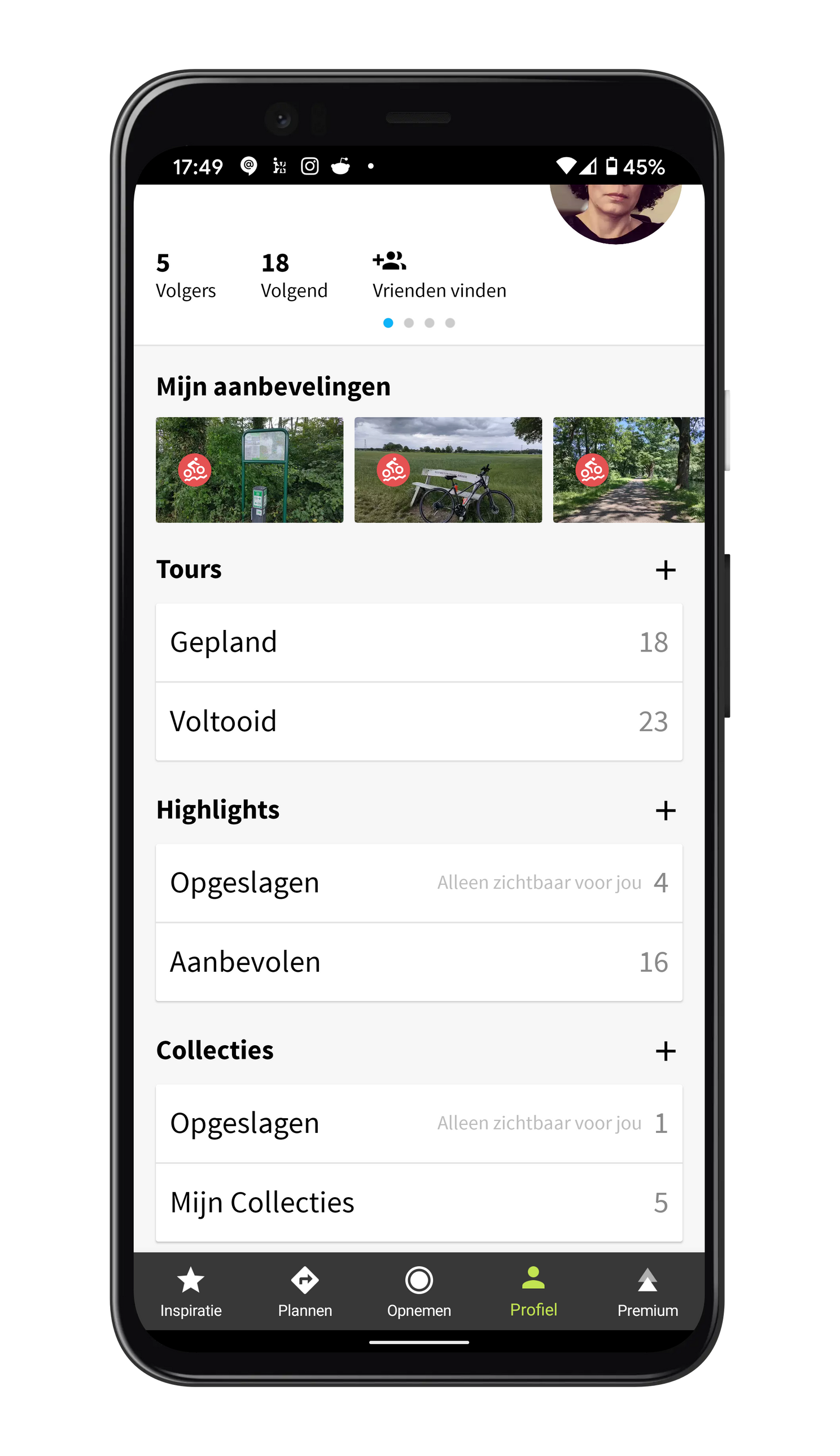 Komoot is de route-app voor outdoor-sporters