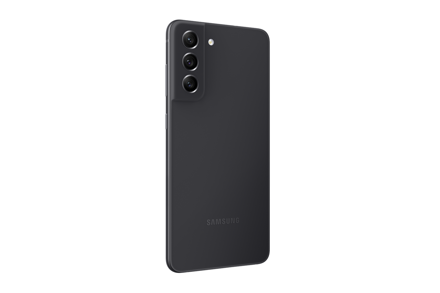Samsung Galaxy S21 FE in de kleur grafiet