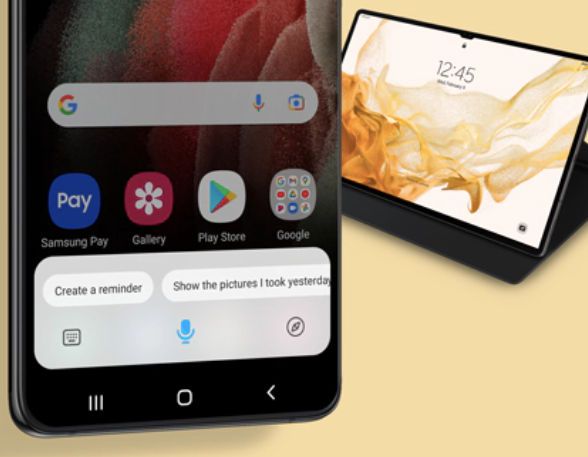De gelekte afbeelding van de Samsung Galaxy Tab S8 Ultra die op de Samsung-website verscheen