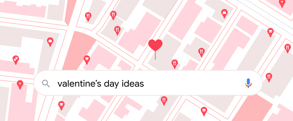 Met Google kun je hart-stikke lieve dingen doen voor Valentijnsdag