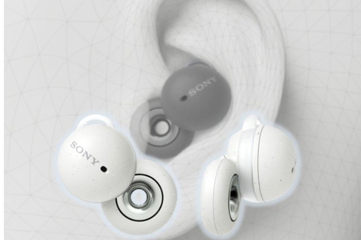 Het open ringontwerp van de Sony LinkBuds