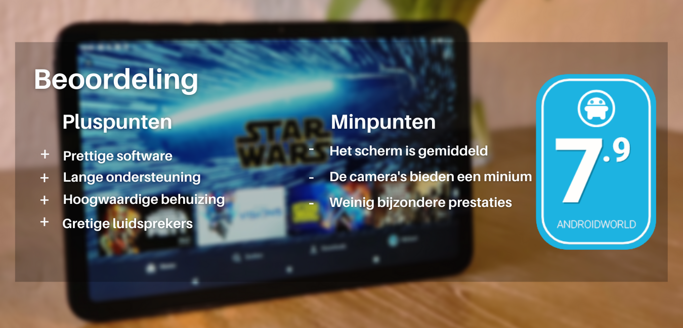 Nokia T20 review: goedkope tablet met premium behuizing