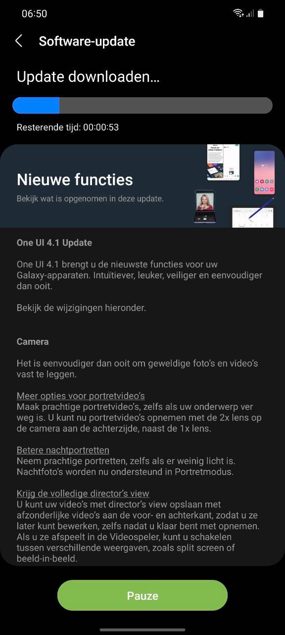 Samsung Galaxy S21 ontvangt One UI 4.1 in Nederland