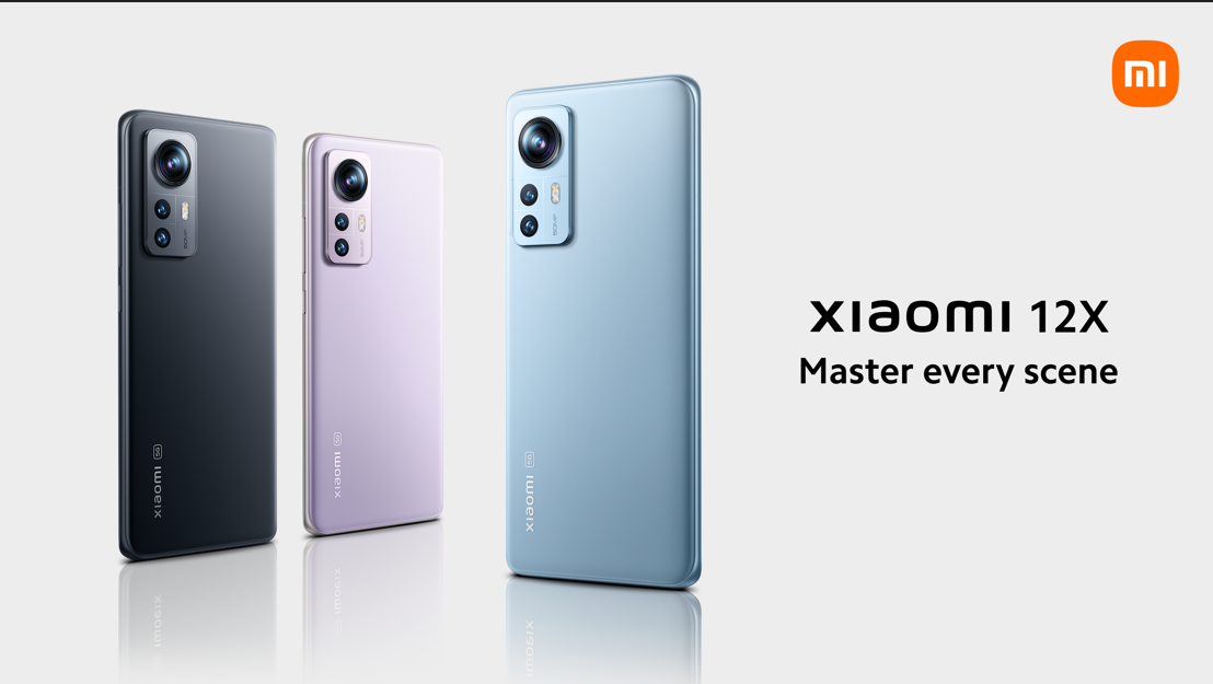 De Xiaomi 12X in zijn verschillende kleuren