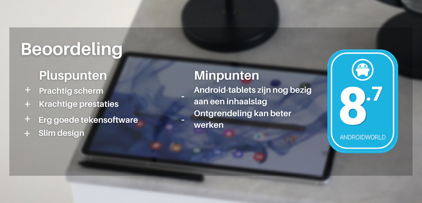 Samsung Galaxy Tab S8 Plus review: het beste moet nog komen