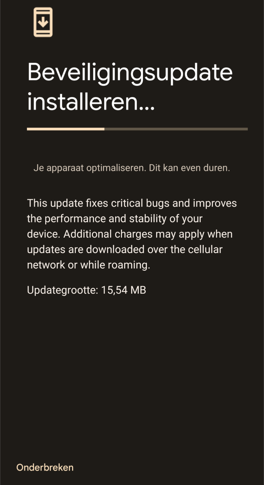 Google stelt beveiligingsupdate van april beschikbaar voor Pixel-telefoons