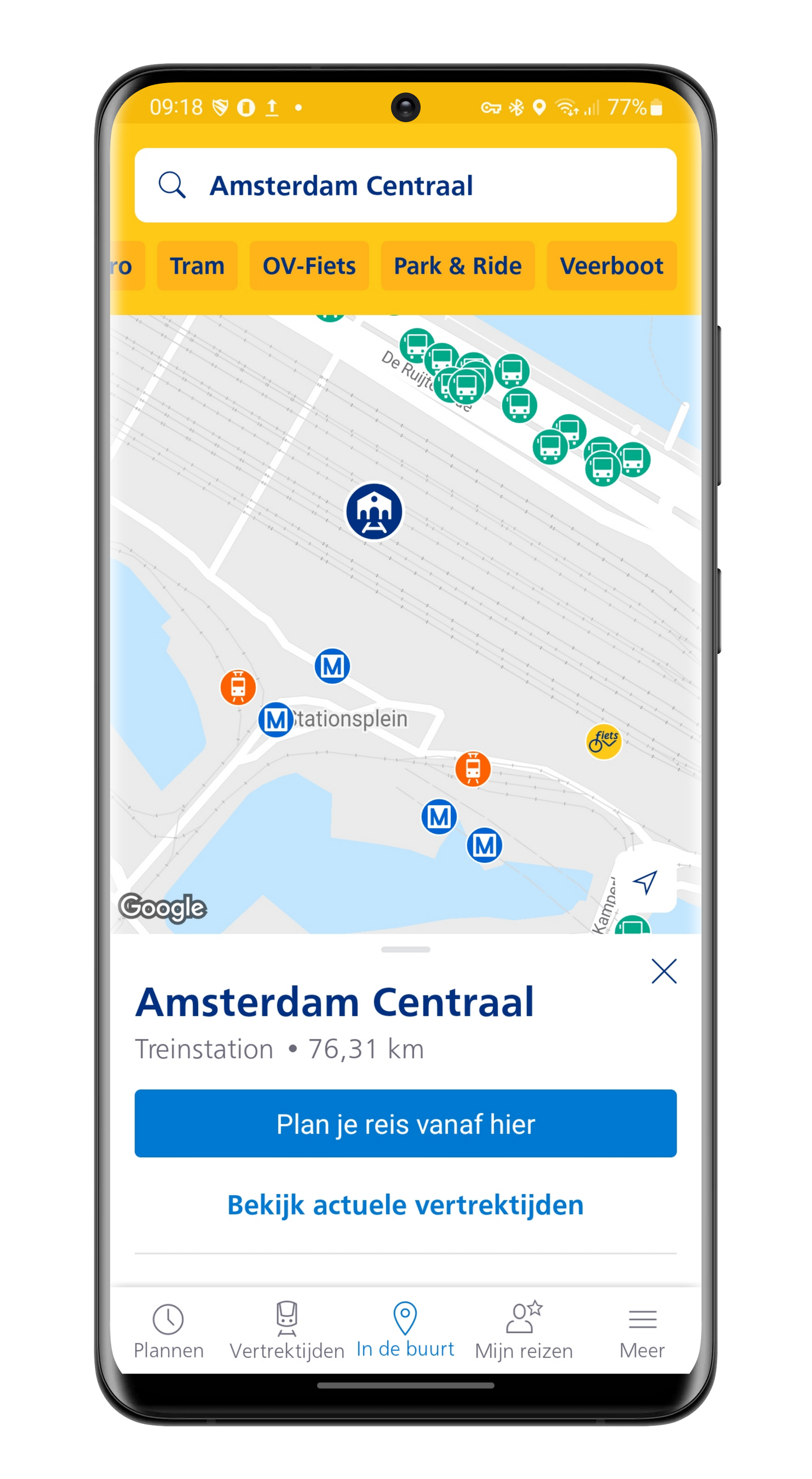 NS In de buurt, zo werkt de handige functie in de NS-app