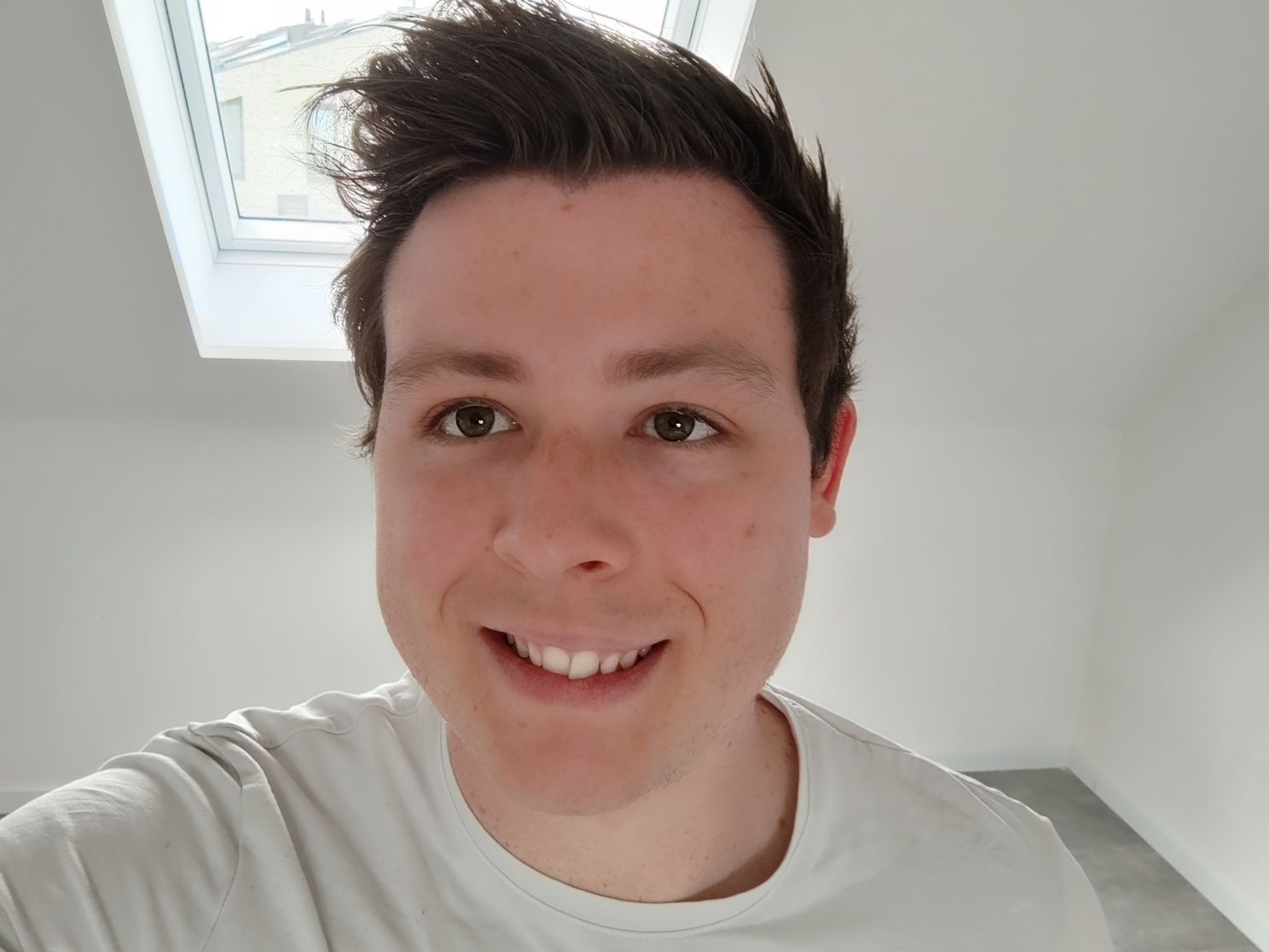 Foto gemaakt met de selfiecamera