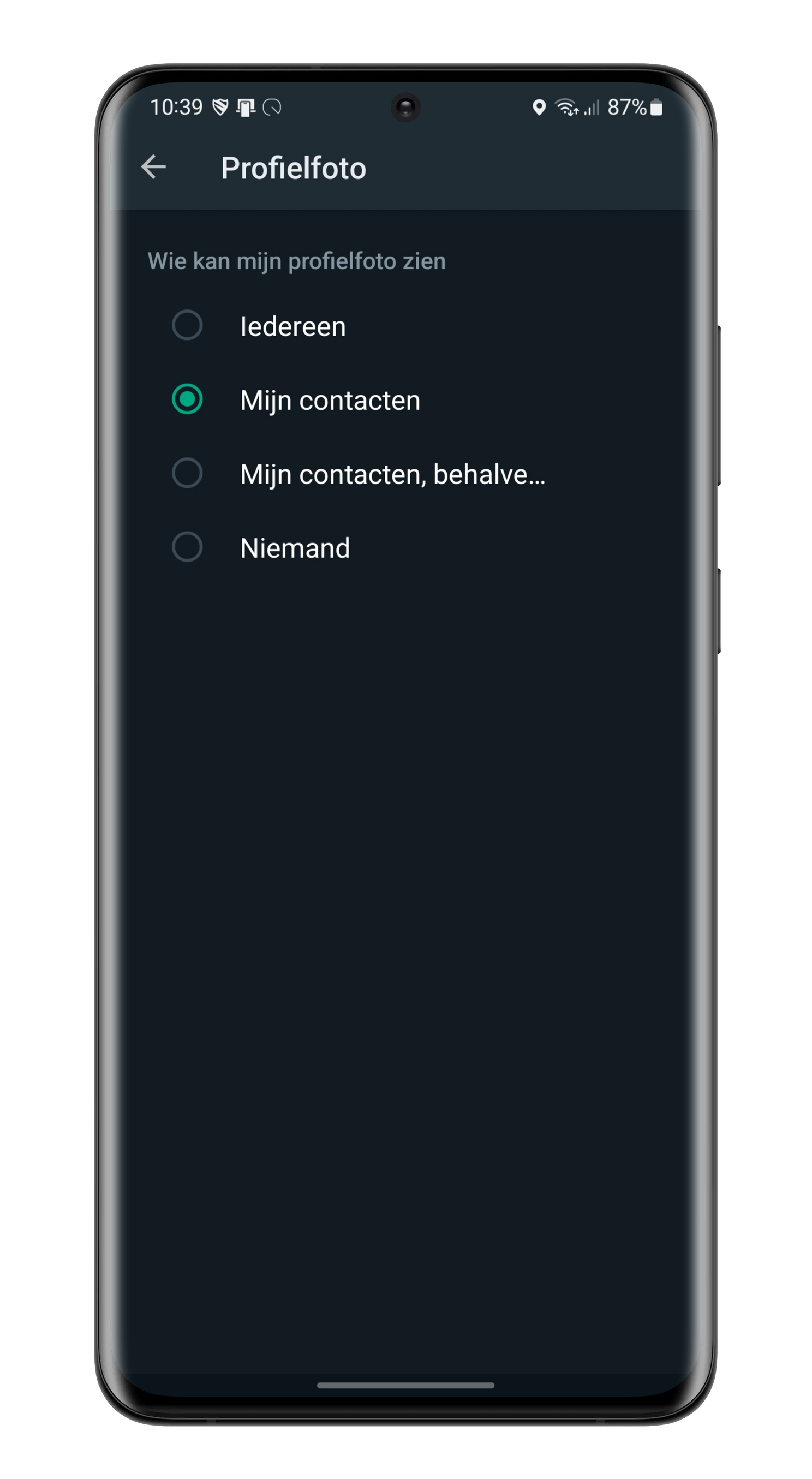 WhatsApp laat je nu persoonlijke gegevens verbergen voor bepaalde contacten
