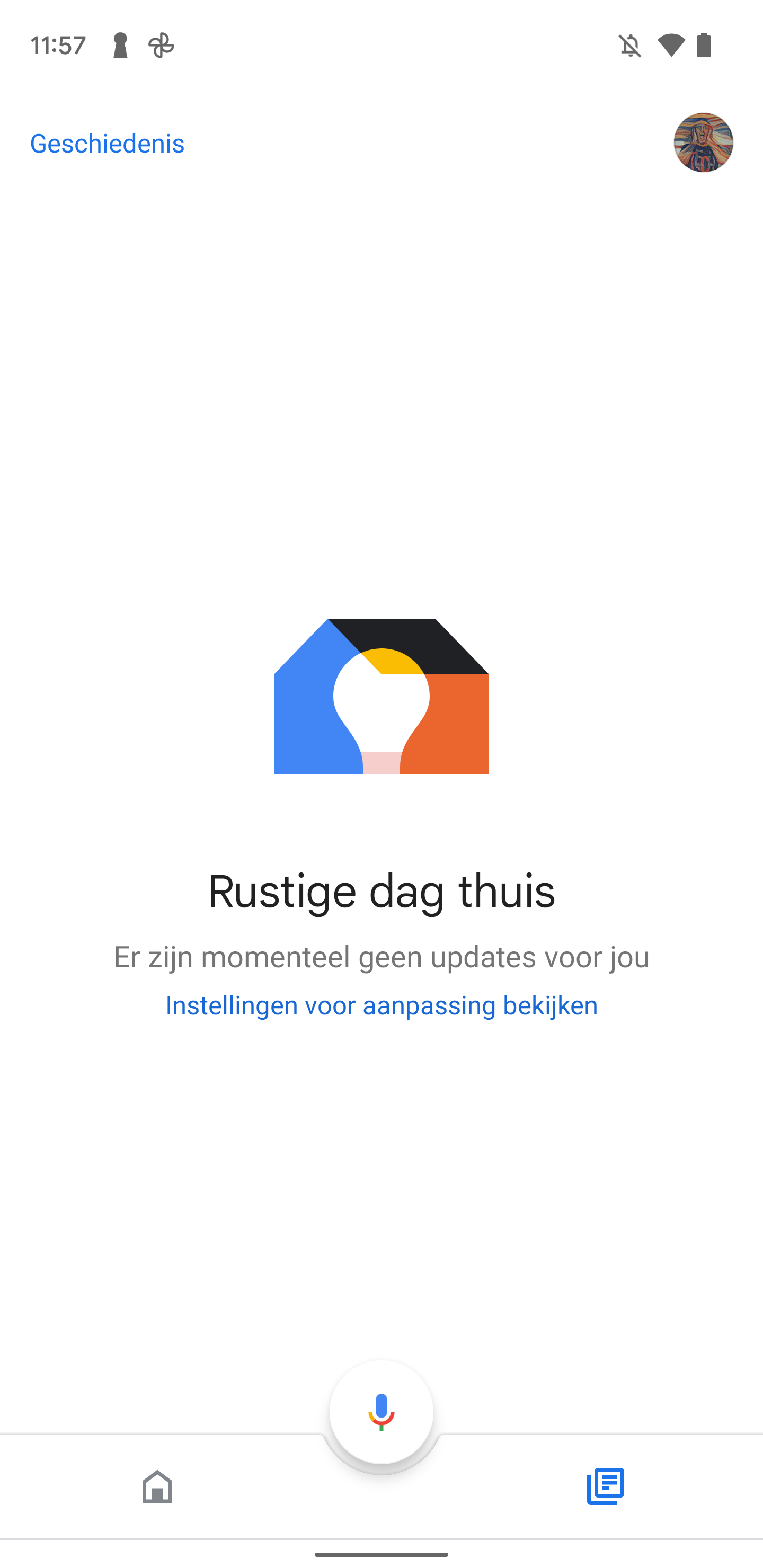 Bij Patrick is het rustig