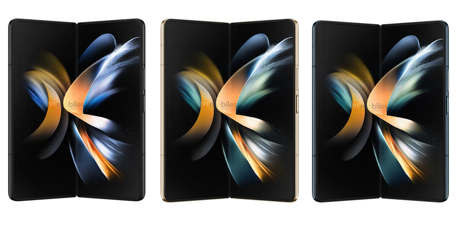 Samsung Galaxy Z Fold 4 and Z Flip 4 press renders leaked