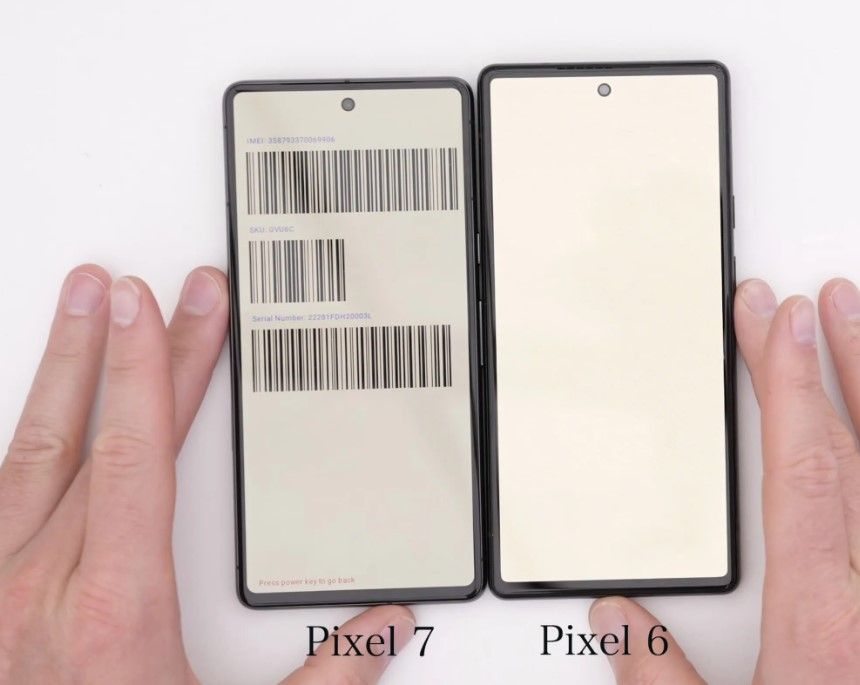 Pixel 7 and Pixel 7 Pro are compared hands-on in new video