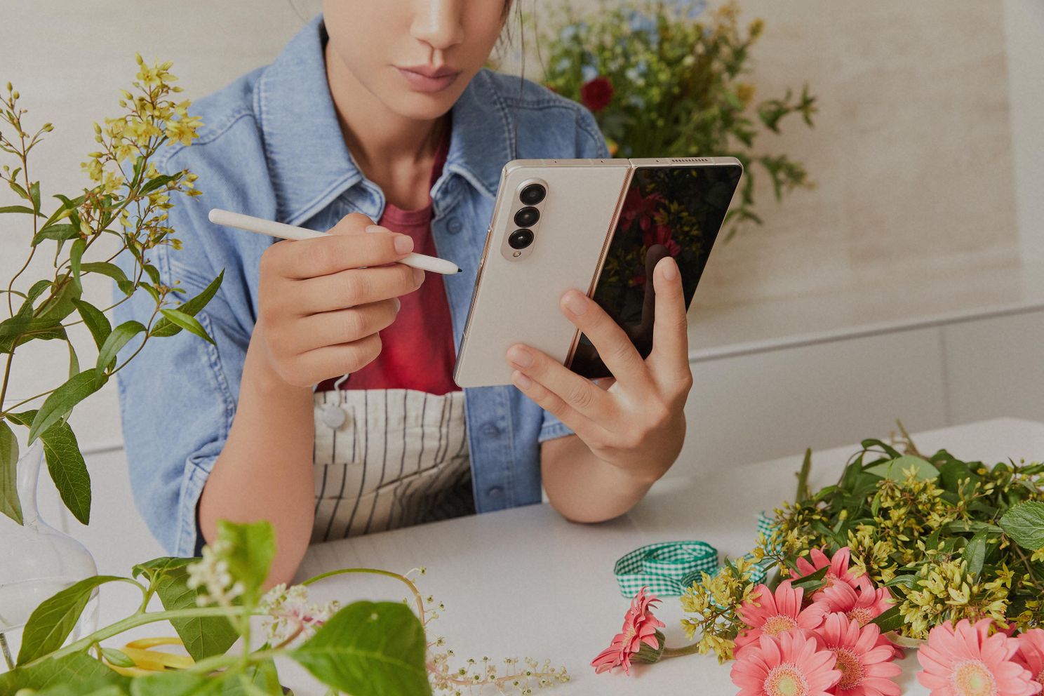 De Samsung Galaxy Z Fold 4 met S Pen