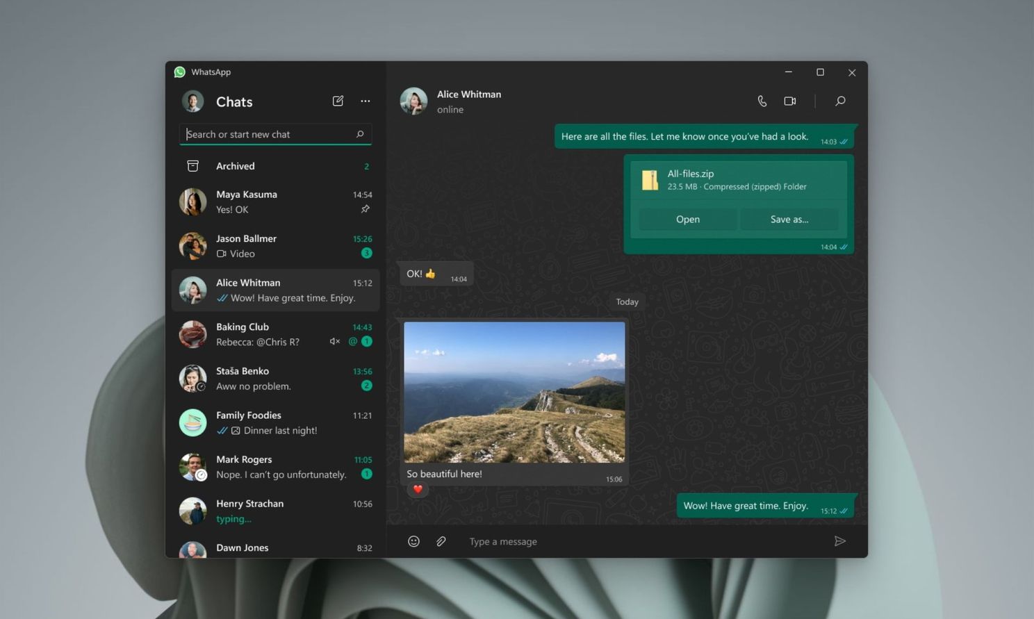 WhatsApp heeft eindelijk een native Windows-app die standalone werkt