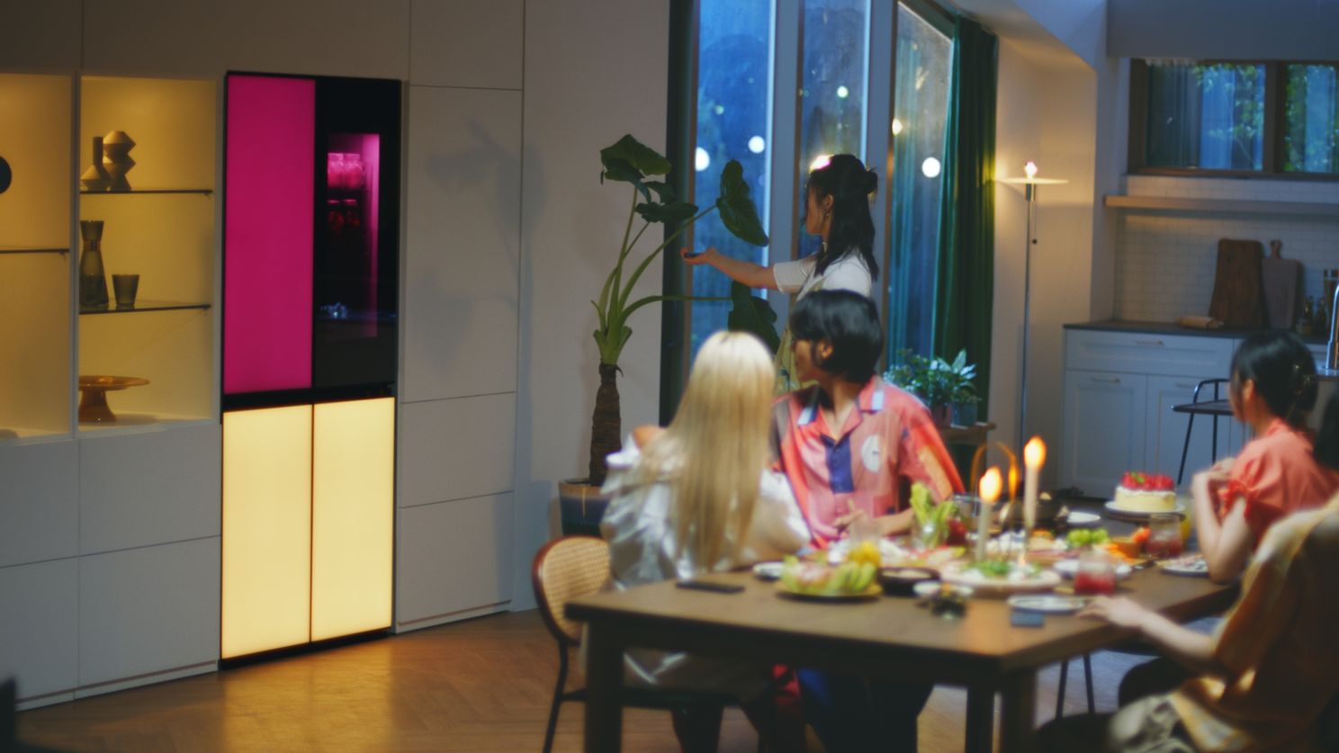 This new LG MoodUP fridge has very special door panels