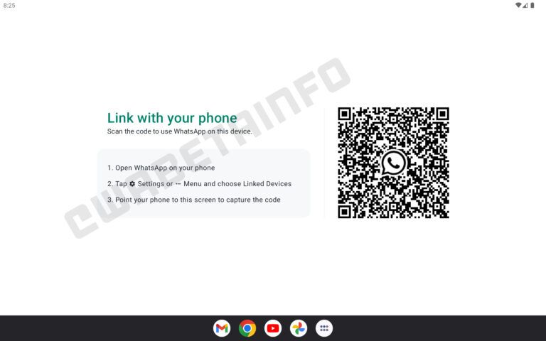 You can link a tablet to your existing WhatsApp account