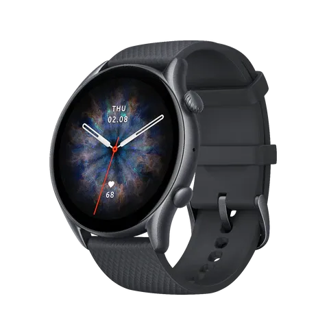 The black variant of the Amazfit GTR 3 Pro