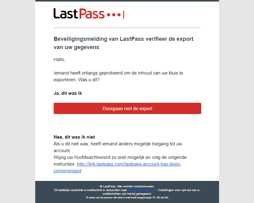 Je LastPass-wachtwoorden exporteren: zo doe je dat