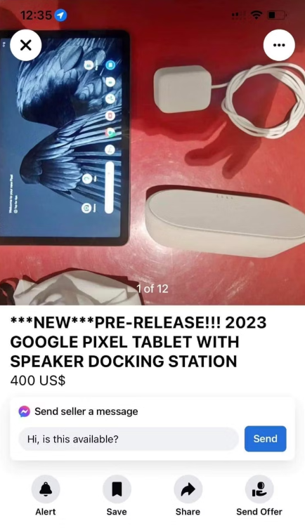 Prototype Google Pixel-tablet gelekt: zo ziet hij eruit