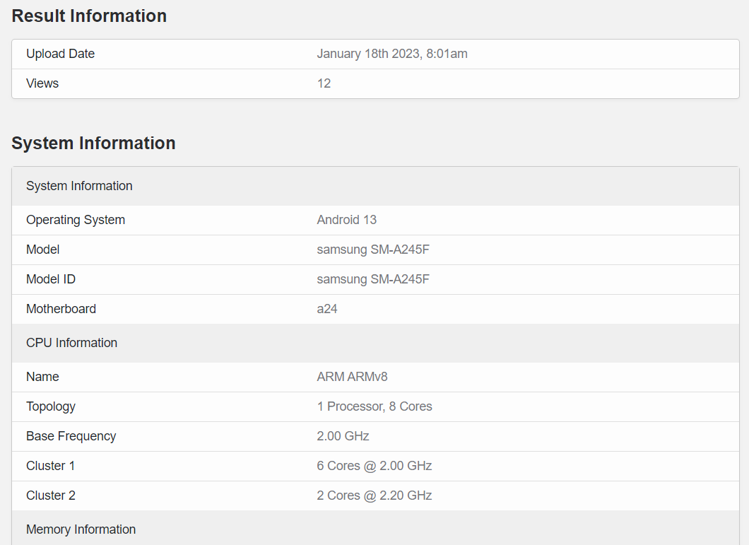 Samsung Galaxy A24 also runs on MediaTek chipset