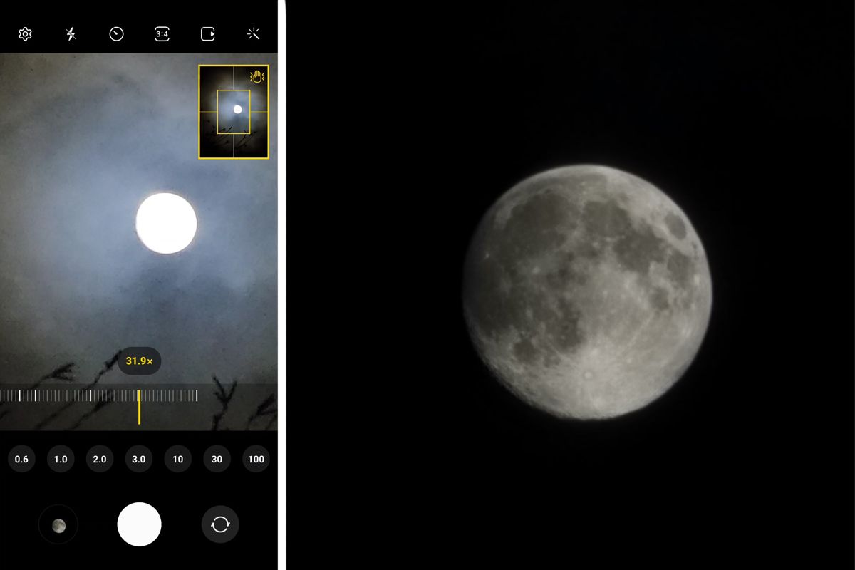 Zo maak je een maanfoto met de Samsung Galaxy S23 Ultra