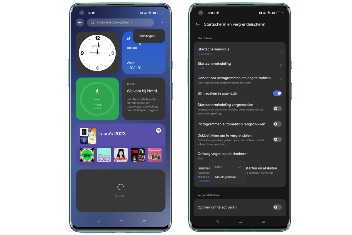Liever geen extra menu? Zo zet je de OnePlus Shelf uit