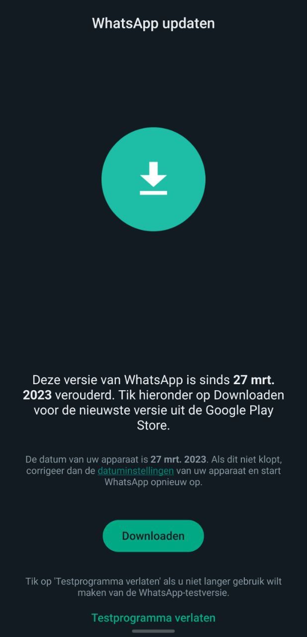 Melding van Raoul in de Androidworld Telegram-groep