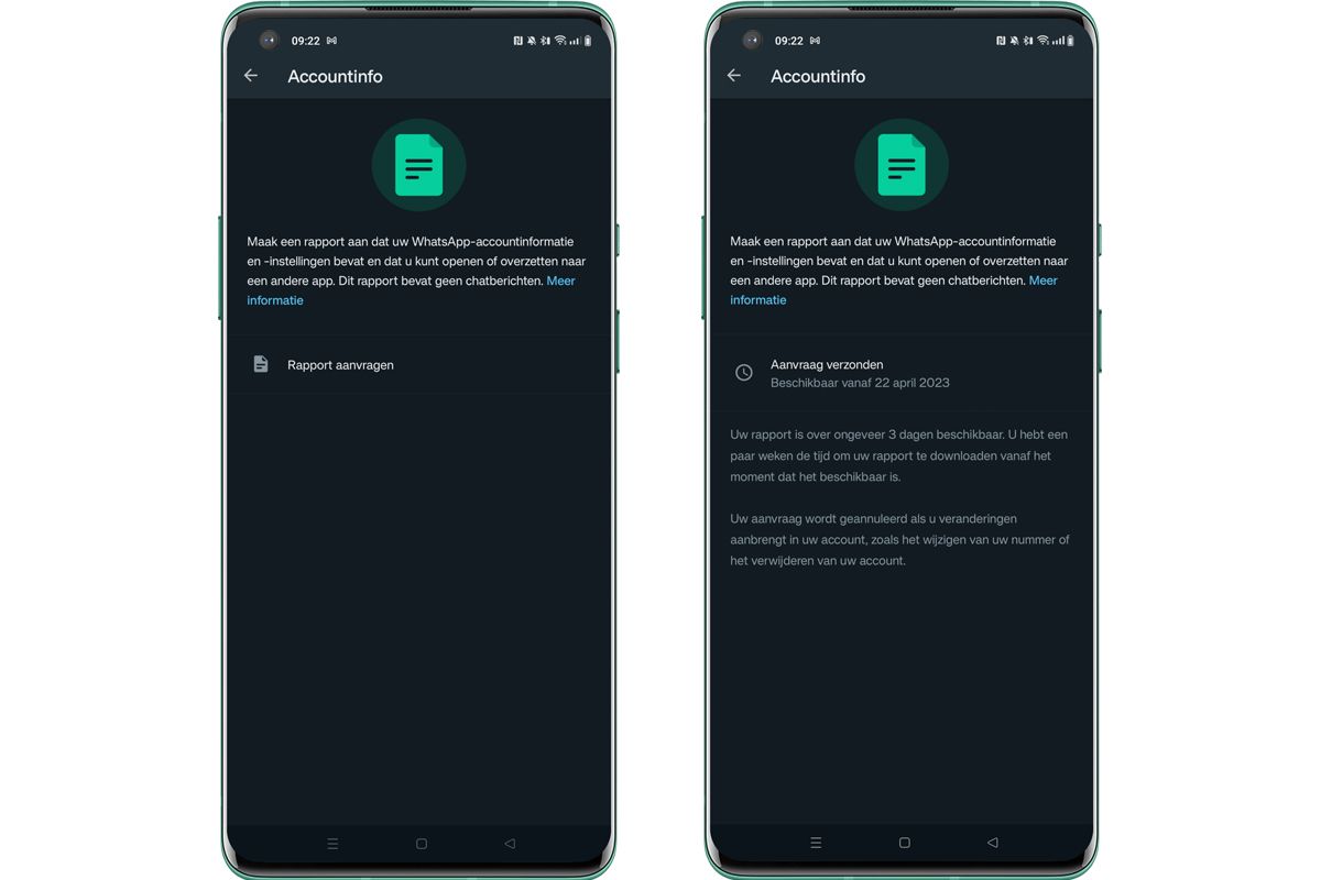 Zo download je in één keer alle data die WhatsApp van je heeft