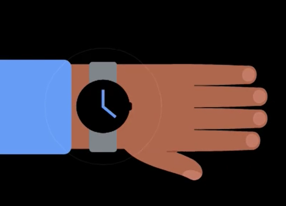 Google Pixel Watch 2? (screenshot uit de animatie)