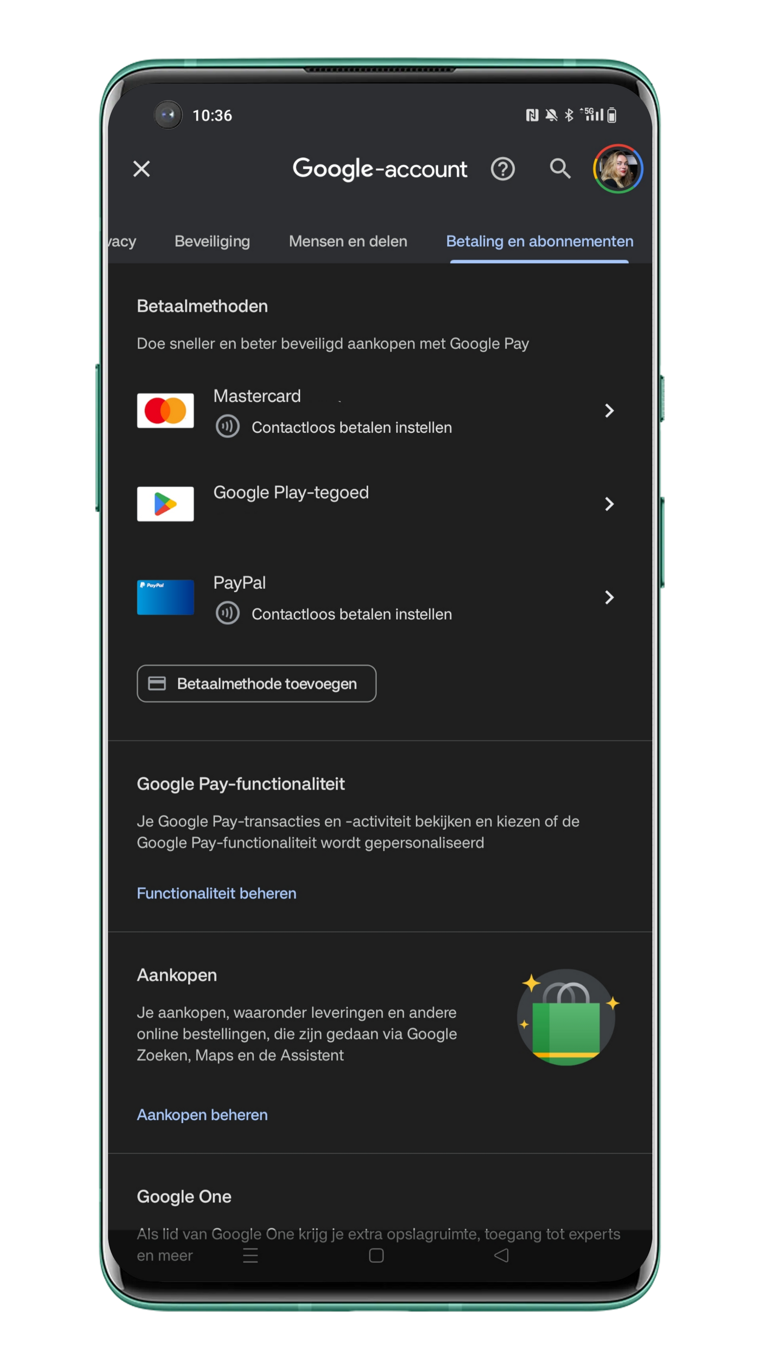 Zo voeg je een betalingsmethode toe aan je Google-account
