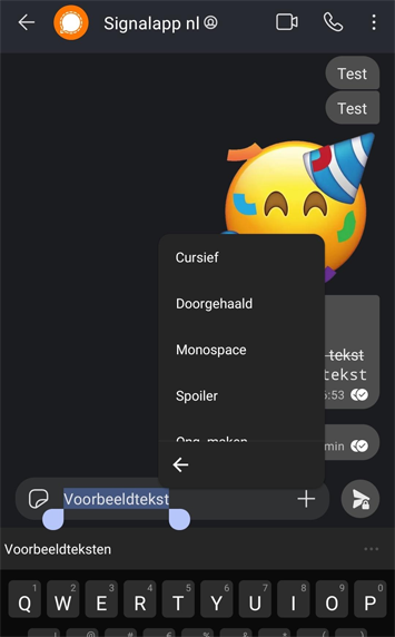 Signal komt met speciale spoilerfunctie