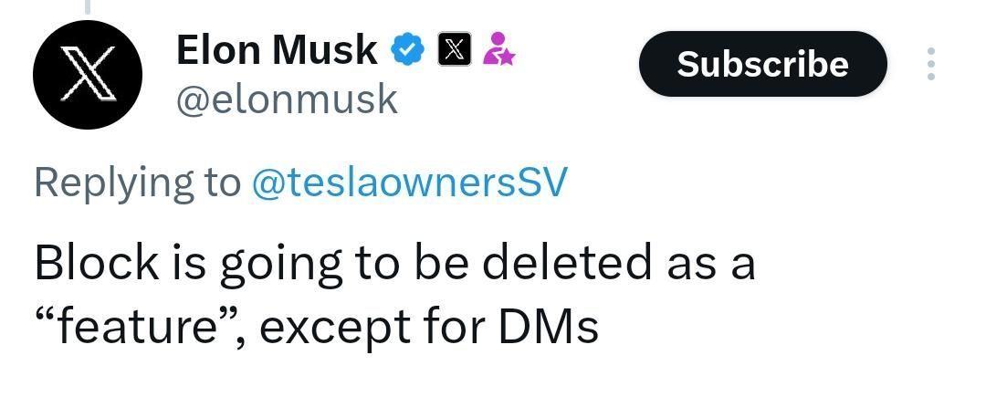 Mensen blokkeren op Twitter of X kan straks niet meer